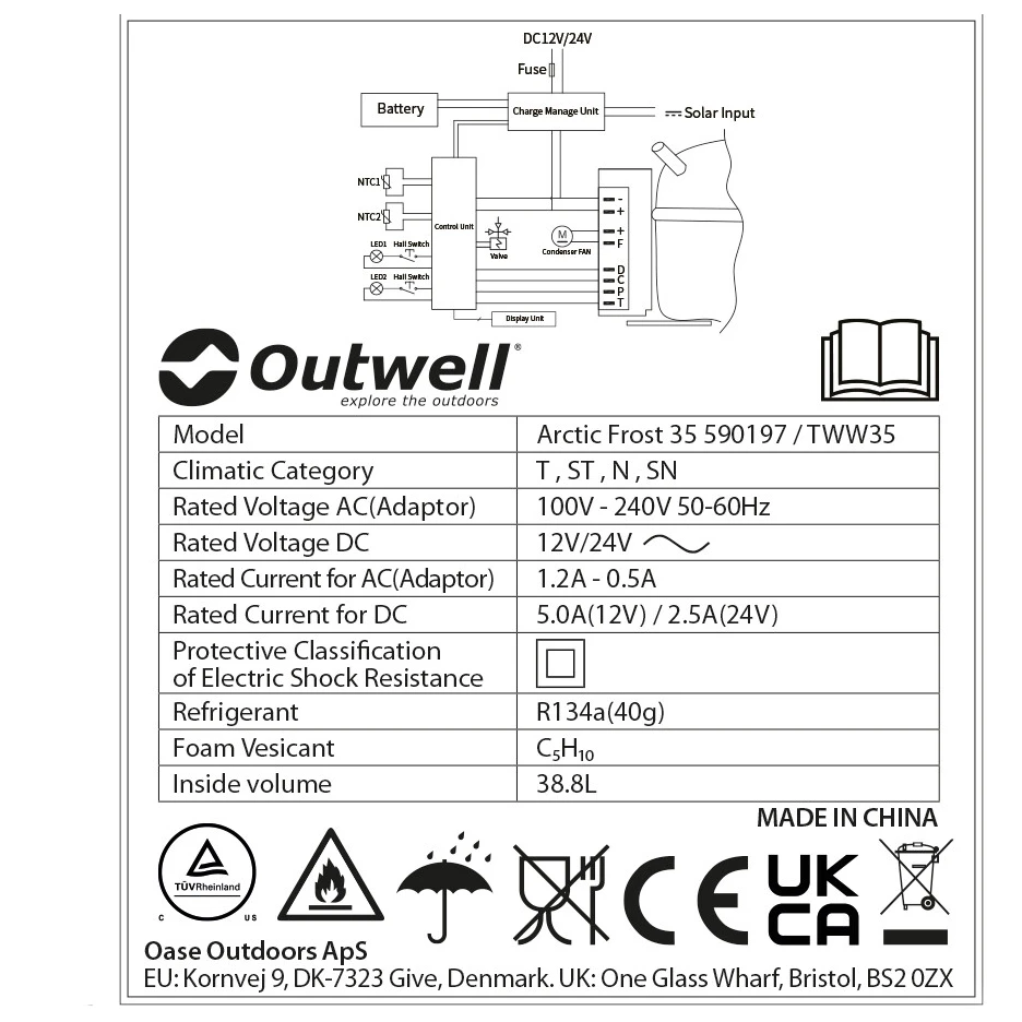 Outwell Arctic Frost 35 - Kühlbox 9 Outwell Arctic Frost 35 - Kühlbox – Bild 9