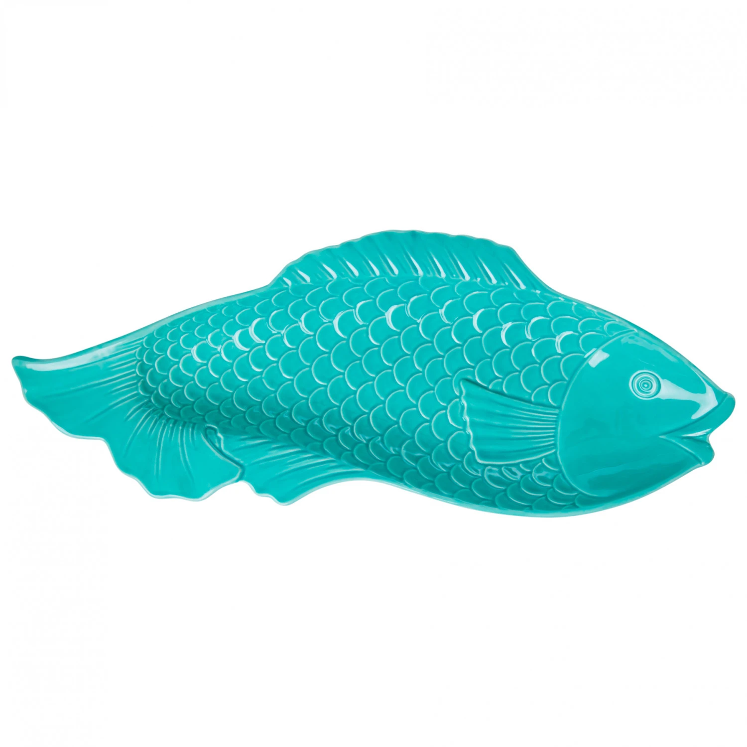 Rice Ceramic Serving Dish With Fish Shape - Teller 1 Rice Ceramic Serving Dish With Fish Shape - Teller