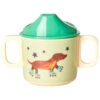 Rice Melamine 2 Handle Baby Cup With Animal Print - Becher