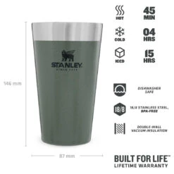 Stanley Adventure Stacking Vacuum Pint - Isolierbecher -Outdoor Abenteurer Verkäufe stanley adventure stacking vacuum pint isolierbecher detail 4