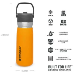 Stanley Iceflow Flip Straw Water Bottle - Isolierflasche -Outdoor Abenteurer Verkäufe stanley iceflow flip straw water bottle isolierflasche detail 4