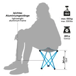 Uquip Trinity L Grey - Campingstuhl -Outdoor Abenteurer Verkäufe uquip trinity l grey campingstuhl detail 3