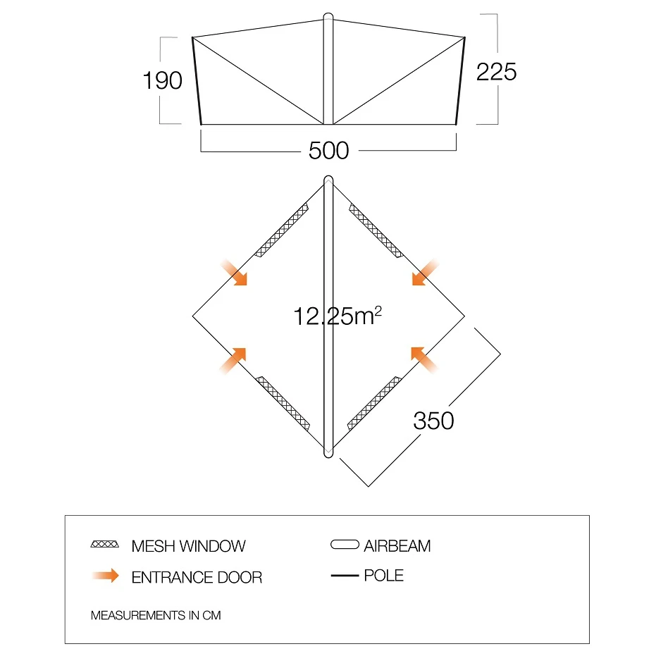Vango Trigon Airhub - Gruppenzelt 4 Vango Trigon Airhub - Gruppenzelt – Bild 4
